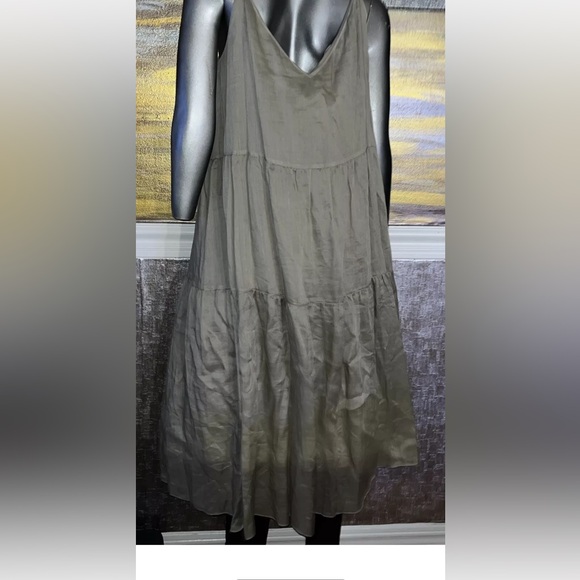 Lafayette 148 New York Hartford Tiered Cotton Midi Sundress MSRP $898 New XL - Picture 5 of 8